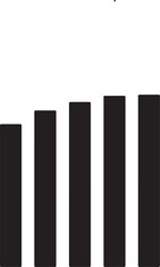 black and white bar chart