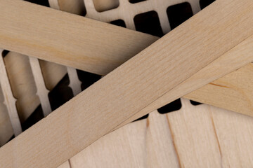 thin wooden plywood for sawing out various objects