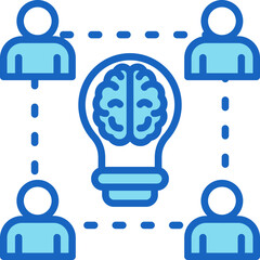 Team Brainstorming Icon