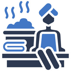 Obraz premium Steam Room icon