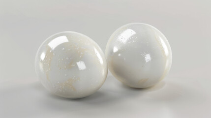 Obraz premium boiled egg isolated on white