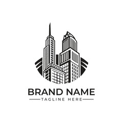 Professional Building Logo - High-Resolution Vector
