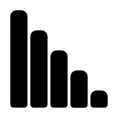 Recession glyph icon