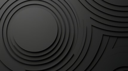 A textured, abstract design featuring concentric circles on a dark background, creating a modern and minimalist aesthetic.