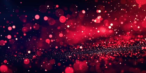 A red background with many small red dots