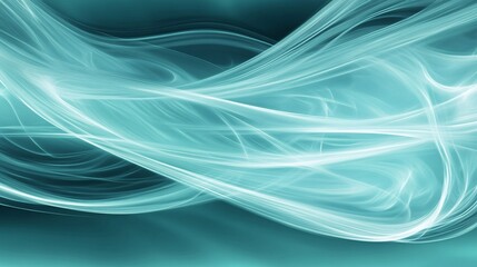 Fototapeta premium Soft ocean streaks in aquamarine and shimmering teal plain background