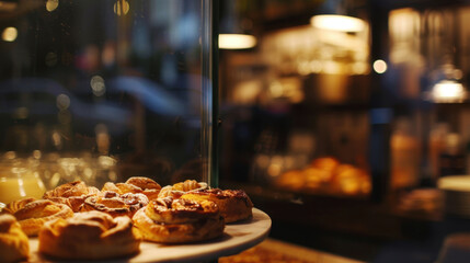 Fototapeta premium cinnamon roll pastry