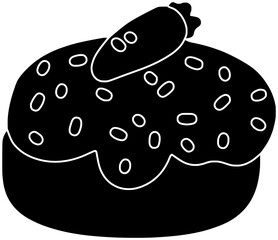  carrot illustration carrot silhouette dessert logo cake icon pastry outline delicious bakery sweet homemade frosting tasty food healthy piece shape or vector graphic background
