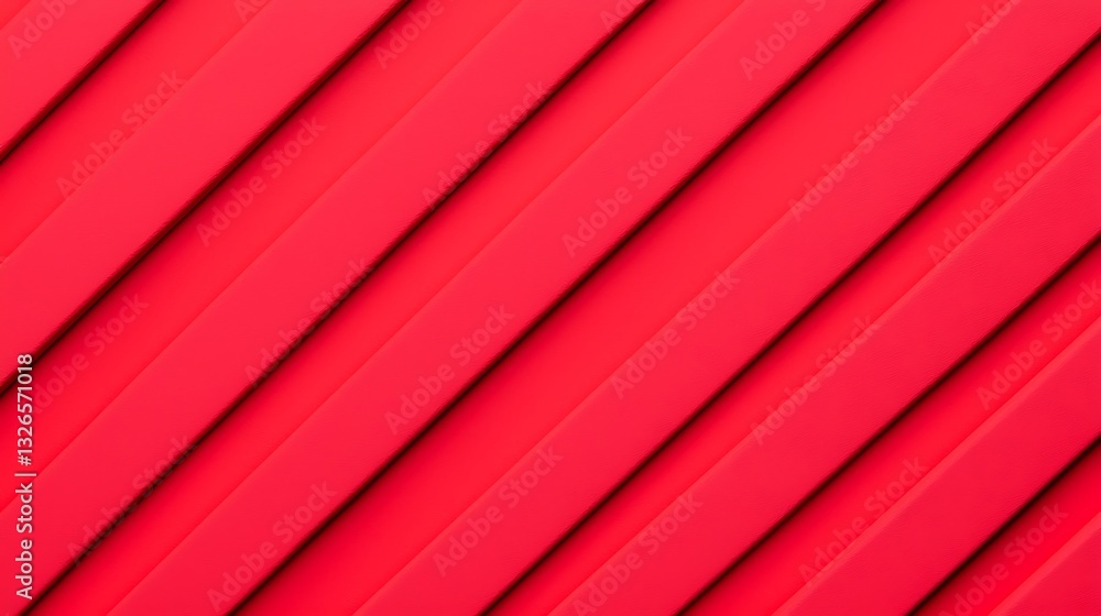 Poster a vibrant red background with diagonal stripes creates a dynamic visual effect, evoking energy and m