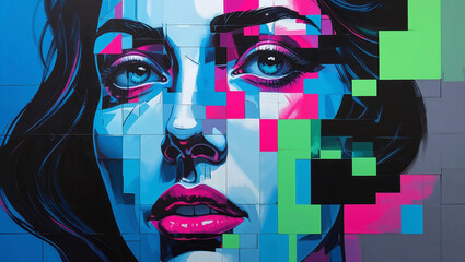 portrait of a young man with a mask