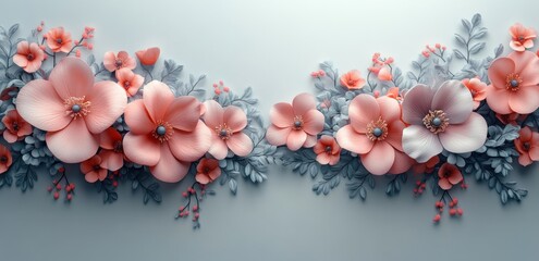 Elegant Happy Retirement Card with Floral Design on White Background