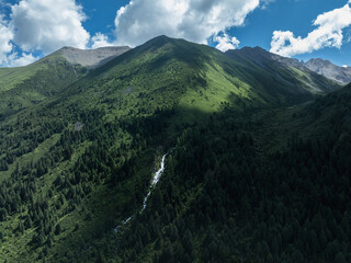 Fototapeta premium Beautiful mountain landscape in sichuan , China