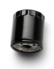 Car oil filter isolated on transparent background
