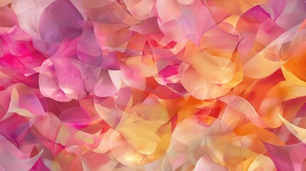 Colorful Abstract Background with Flowing Shapes and Textures