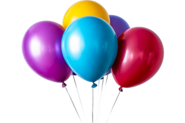 Colorful balloons for a festive celebration