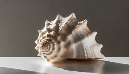 Obraz premium seashell isolated on black