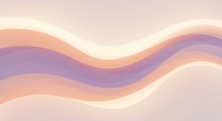 Abstract Pastel Wave Background - Soft pastel waves create a calming and elegant background. Perfect for websites, presentations, and designs