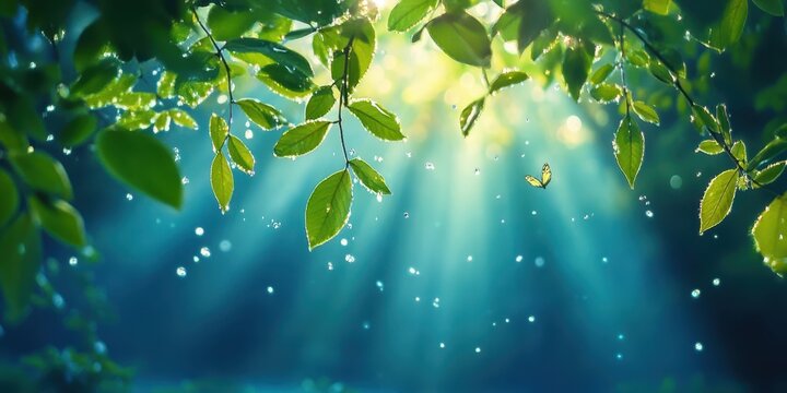 Forest canopy banner