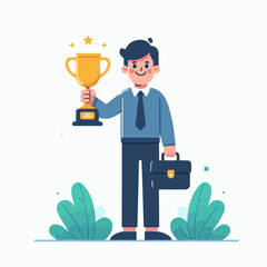 someone gets the best employee award