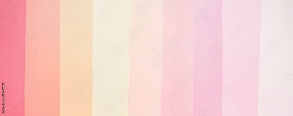 Poster Pink and yellow pastel colored pattern creating a gradient effect