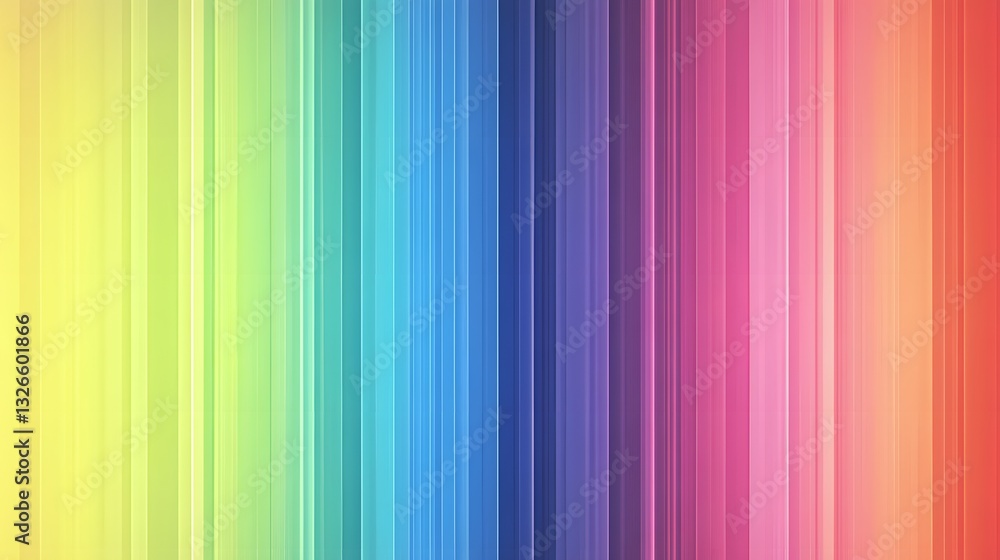 Aufkleber colorful spectrum gradient creating vibrant vertical stripes background