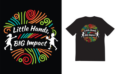 International Children's Day T-Shirt Design – Cute and Colorful Kids Celebration Graphic 