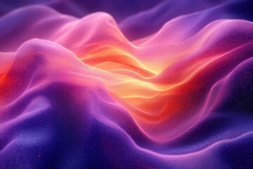 Obraz premium Vibrant Purple and Orange Abstract Gradient Background with Soft Grainy Textures