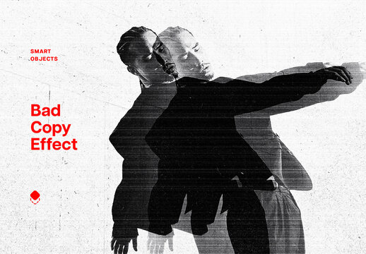Bad Copy Design Effect Mockup