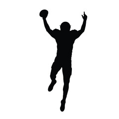 basketball player silhouette vector