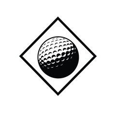 golf ball vector