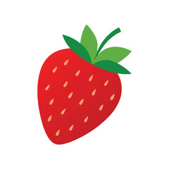 Fresh Strawberry Vector Illustration Design