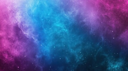 Abstract cosmic nebula, blue pink galaxy.
