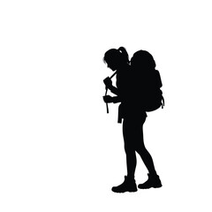silhouette of a man with a camera