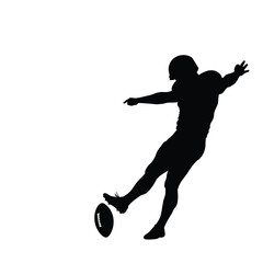 football player silhouette