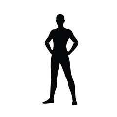 silhouette of a woman