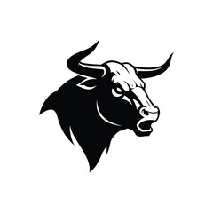 bull head silhouette