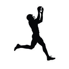 silhouette of a man running