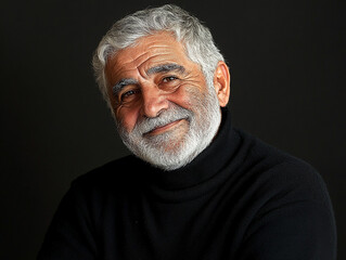 Obraz premium Old man portrait close up, old man portrait