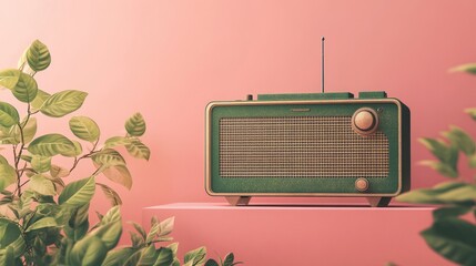 Electronics Vintage Radio View Visually Text Product
