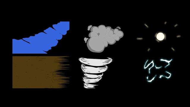 Anime Hand Drawn Epic Transitions Bundle (6 transitions)