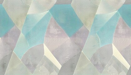 Abstract seamless pattern with diagonal fading lines in pastel hues