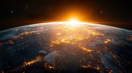 Satellite Orbiting Earth: A Unique Perspective of Space Exploration