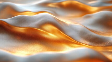 Obraz premium Gold Texture Luxury Wallpaper Abstract Design 3D Render Illustrated Background Flowing Pattern