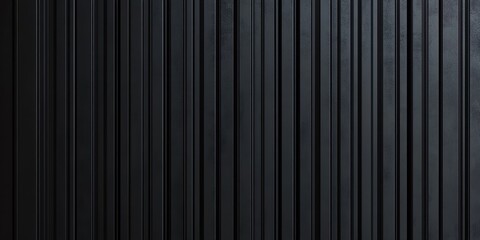 Black Metal Panel Design Seamless Pattern with Vertical Lines High Contrast Industrial Aesthetic