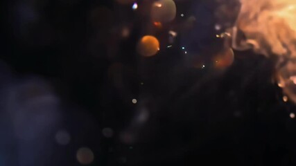 A mix of twilight-inspired smoke and glowing bokeh particles for an ethereal vibe.