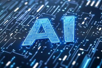 Exploring Abstract Futuristic Concepts in Digital Technology and Artificial Intelligence Design