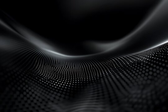 Dark abstract background with neon reflections and high tech digital atmosphere