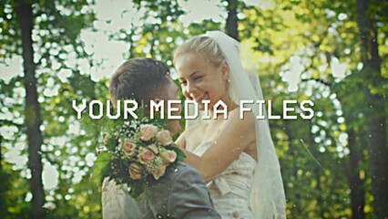 Old School VHS Recorder Style Slideshow
