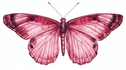 Obraz premium Beautiful watercolor illustrations of butterflies in pastel colors, perfect for art projects, nature themes, and design inspiration. isolated on a white background.