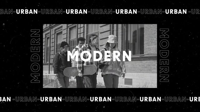 Modern Urban Dynamic Slideshow with 60 fps